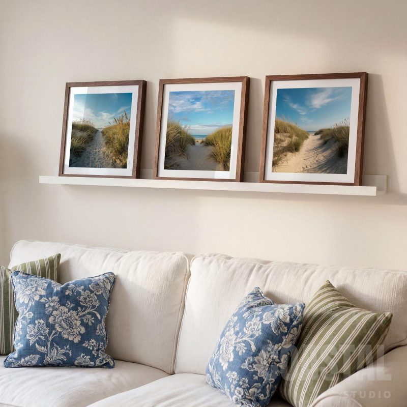 Coastal Dunes Print Set | Beach Path Photography Wall Art, Seaside Decor