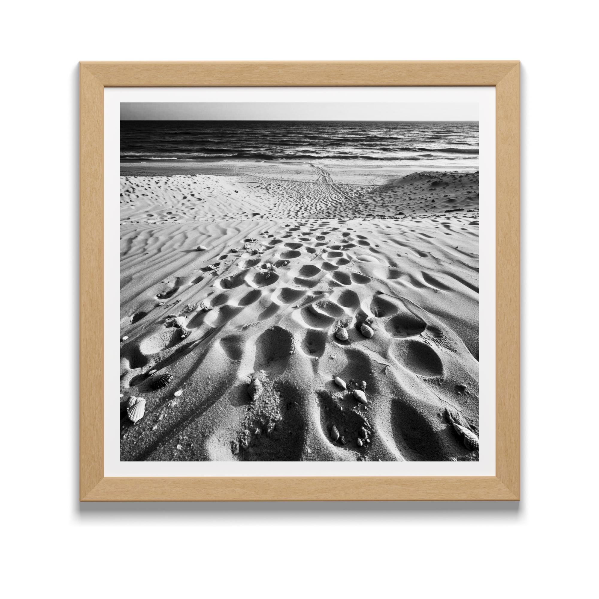 Black and White Beach Sand Print | Textured Shoreline Photography, Minimalist Seaside Decor - Image 10