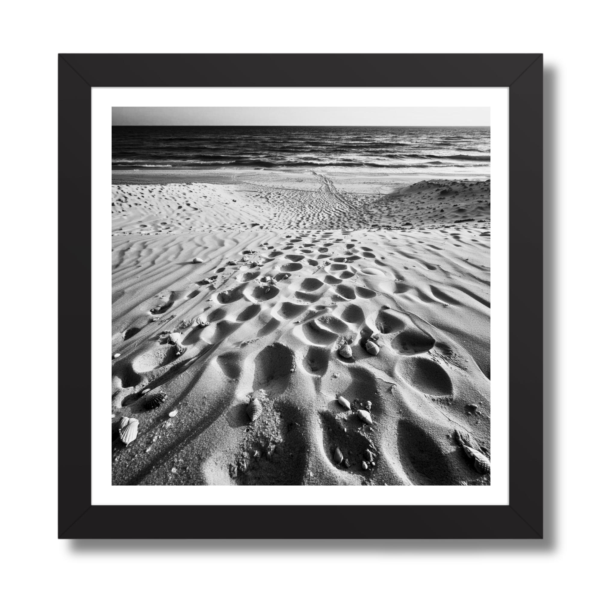 Black and White Beach Sand Print | Textured Shoreline Photography, Minimalist Seaside Decor - Image 11