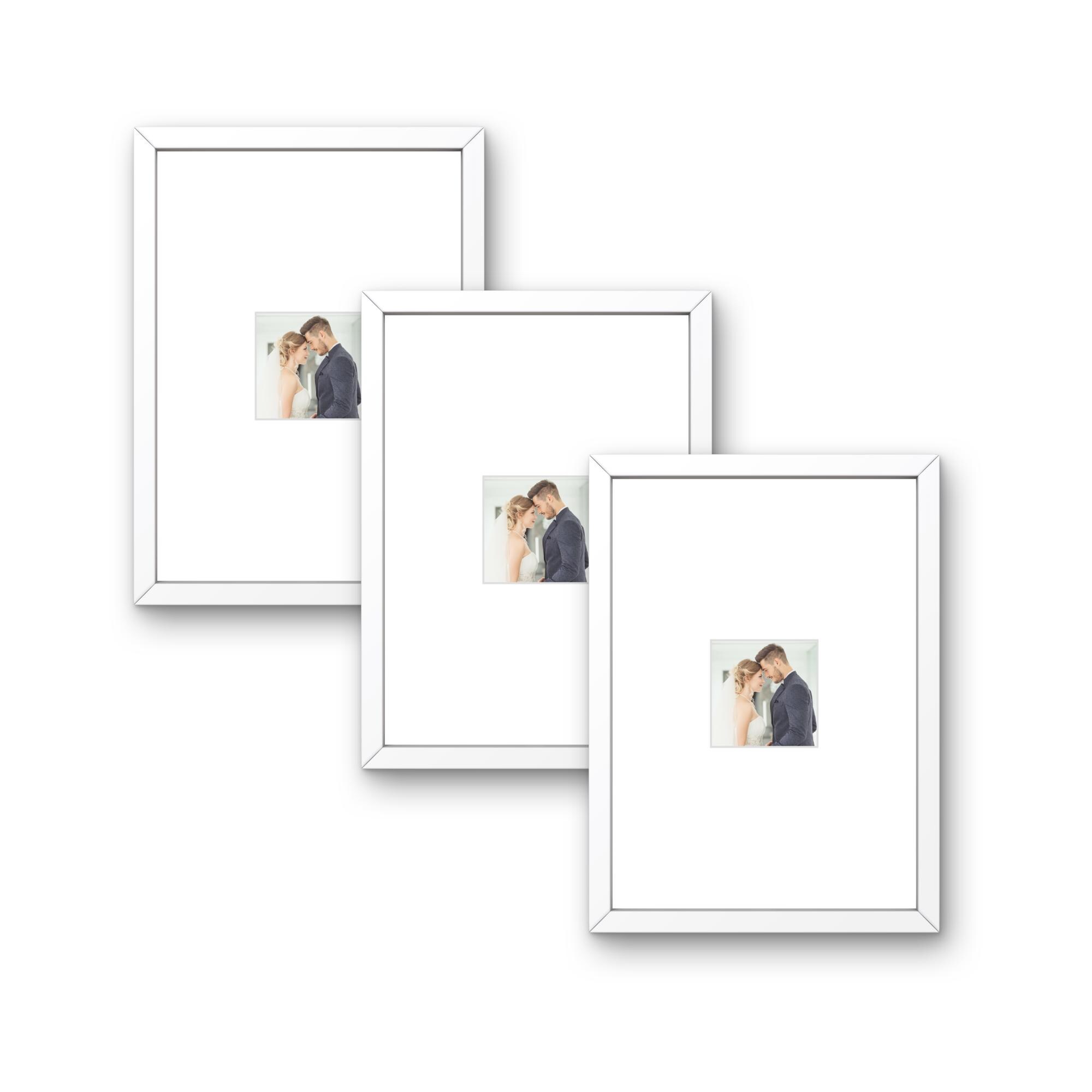 Handmade Wooden A4 Frame | White, 75x75mm Aperture for Instant Photos - Image 10