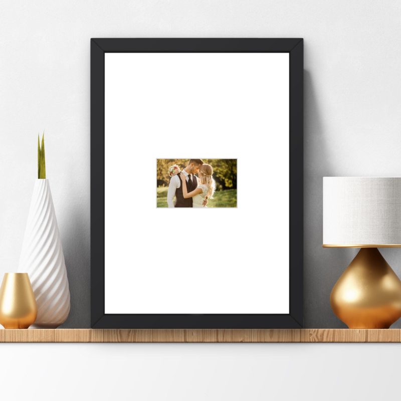 Instax Wide Photo Frame – Single Aperture – A4 Black
